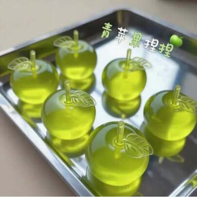 1个海洋主题粉色大苹果软捏玩具，减压放松玩具，弹性慢回弹，适合办公室家居装饰，送给家人和朋友的最佳礼物[由于拍摄存在轻微色差]