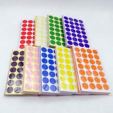 68pcs Colorful Blank Label Stickers, Assorted Office Memo Stickers - A - View 2