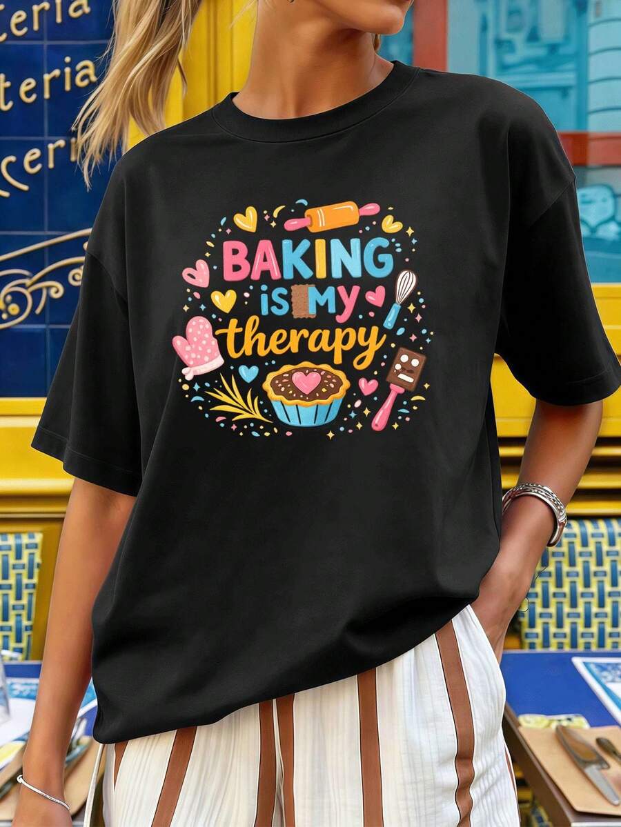 Women T-Shirts - Black - View 1