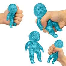 [Shiping]Squishy Glitter Big Dancing Soft Moldable Slow Sensory Fidget Toy Stress Anxiety Relief Adults Easter Basket Stocking Birthday Gifts Squishy - Màu tím đậm - Xem 10