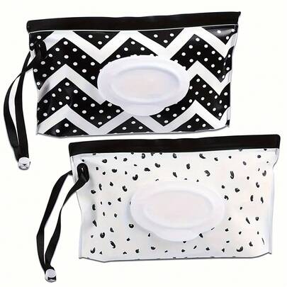 A 2-Pack Wet Wipes Box, Portable Reusable Wet Wipes Dispenser And Storage Box - Perfect Gift For Christmas, Halloween, And Thanksgiving