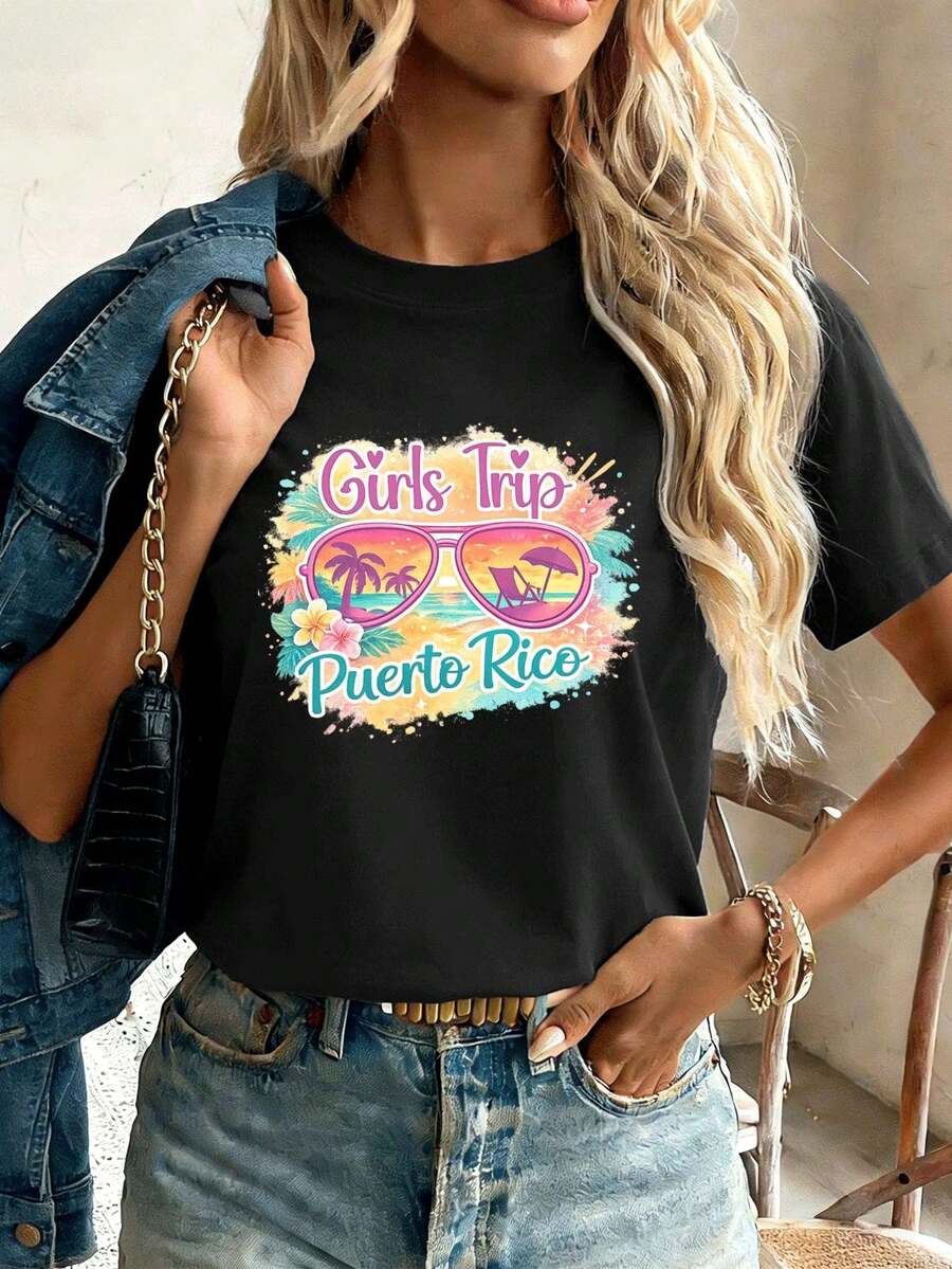 Women T-Shirts - Black - View 1
