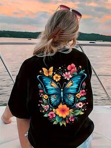 Women T-Shirts - [White] - View 6