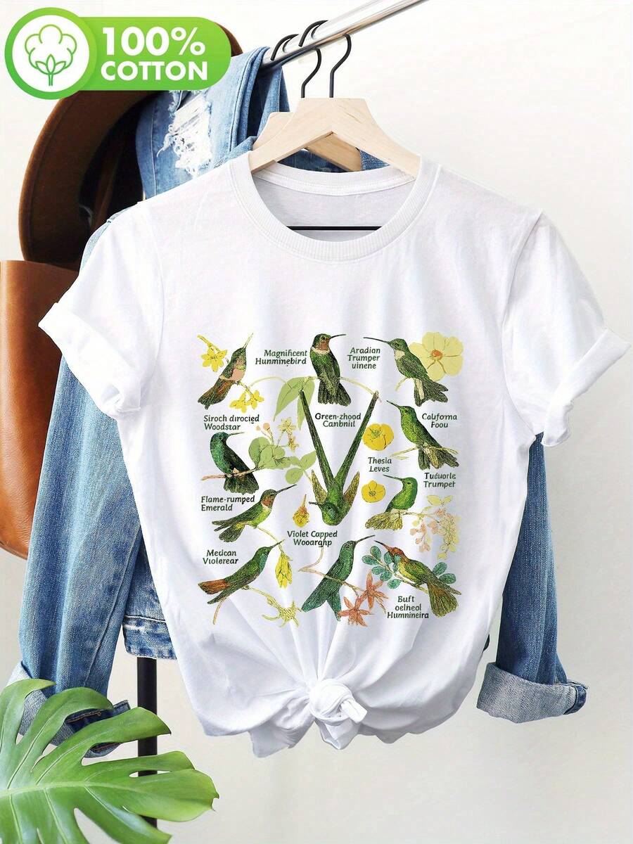 Women T-Shirts - [White] - View 1