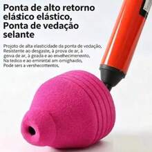 Desentupidor portátil profissional | Bomba de ar de alto desempenho e design resistente - A - Visão 7