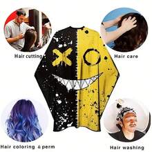 5 estilos de capa de salón - Capas de peluquero profesional con cierre ajustable y antiestático - Bata de corte de cabello para adultos para uso en salón y hogar, herramientas para el cabello, productos y accesorios para peluquería, artículos de viaje esenciales para la belleza - Multicolor - Ver 6