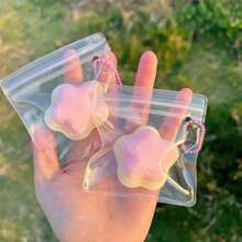 Schylling 1pc Soft Putty Pink Star Nose Pincher Squeeze Toy, Stress Relief Fidget Toy - Multicolor - View 2