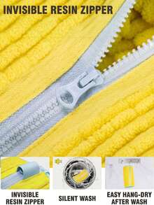 1/2 piezas Bolsa de lavado de zapatos de 360° Organizador de lavandería protector Lavable a máquina Secado al aire Forro de felpa Malla de almacenamiento para zapatillas, zapatos casuales, botas, previene la deformación y el daño, cuidado de calzado deportivo - Multicolor - Ver 10