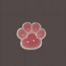 1pc Cute Cat Paw Phone Holder, Foldable Pull-Out Slouchy Desktop Stand, Glowing Epoxy Resin Big Cat Claw - Multiple Styles - View 9