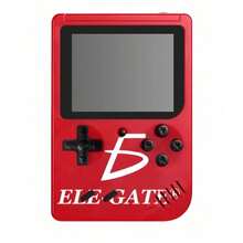 1 Piece Macaron Mini 400-In-1 Retro Classic Handheld Game Console With Large Screen, Box Console Retro Portable Video Game 400 Games - Red - View 7