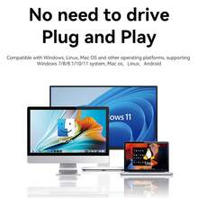 VegGieg Type-C/USB 转 3.5mm 耳机适配器，HiFi 无损音频解码线，兼容安卓、苹果手机、圆孔耳机，防缠绕编织转换线，带线控 - 查看 5