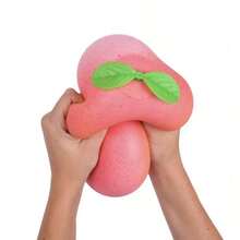 3*3In Squeezy Peach - Squishy Adults, Slow Rebound Sensory Fidget Desk Relaxation, Anxiety Management Professionals - 1pc - 查看 5