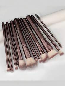 Bộ cọ trang điểm mềm mại và bông xốp, đa năng dùng cho mặt và mắt, thân thiện với người mới bắt đầu, giúp tạo lớp nền và trang điểm mắt hoàn hảo, sản phẩm bán chạy nhất! - Nhiều màu - Xem 11