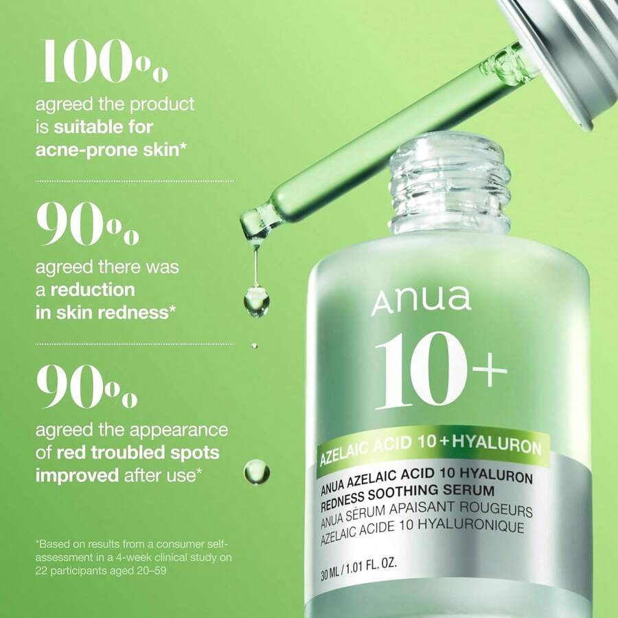 Azelaic Acid 10 Hyaluron Redness Soothing Serum 30ML - Soothing Anti-Redness Serum - Face Serum - View 1