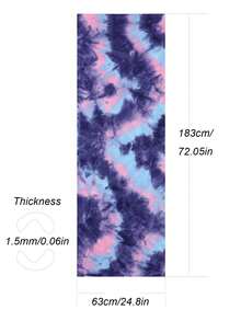 Colorful Anti-Slip Yoga Towel, Super Absorbent Microfiber Material, Suitable For Women And Fitness Enthusiasts, Soft And Portable Yoga Mat, Suitable For Hot Yoga, Pilates, Home Fitness, Gym Workout, Yoga Accessories, Pilates Essential - Multicolor - View 3