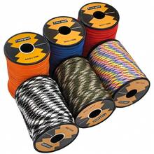1 cuộn dây thừng bện 30m, đường kính 4mm, dây thừng dùng để treo, thích hợp cho hoạt động ngoài trời, leo núi, bện dây. Đồ dùng thể thao cắm trại và ngoài trời. - Nhiều màu - Xem 1