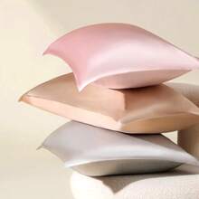 2-Pack 22 Momme 6A Grade Mulberry Silk Naked Feel Pillowcases - 400 Thread Count Cooling Breathable Invisible Zipper Hypoallergenic Naked-Sleep Grade For Bedroom Travel Living Room RV Gift Bedding. - White - View 6