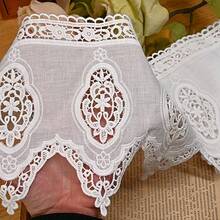 1/3 Yards European Retro Hollow Embroidery Lace 17Cm Fabric Clothing Decoration Border Sewing Additions Suitable For Wedding Dress Decoration, DIY Clothing, Doll Dresses, Home Decor, Wedding Season, And Beginner Sewing. - Multicolor - View 6