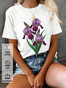 Women T-Shirts - [White] - View 12