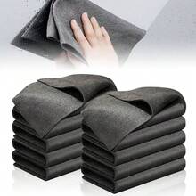 30 Pack Thickened Microfiber Glass Cleaning Cloths – Lint & Streak Free, Reusable Magic Rags For Windows, Mirrors, Kitchen, Cars & Stainless Steel, Tackle Streaks & Dust Like A Pro Around Your Home - 30PCS Black - 查看 2