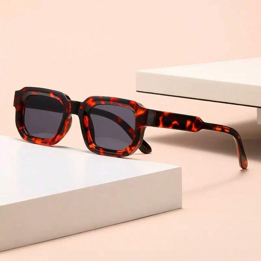 2pcs Fashion Minimalist Style Eyeglasses, Suitable For Daily Life, Office, Reading, Holiday Gifts, Outdoor Travel, Decoration, Computer Reading, Gaming, TV, Mobile Phone, Etc. - Multicolor - View 1