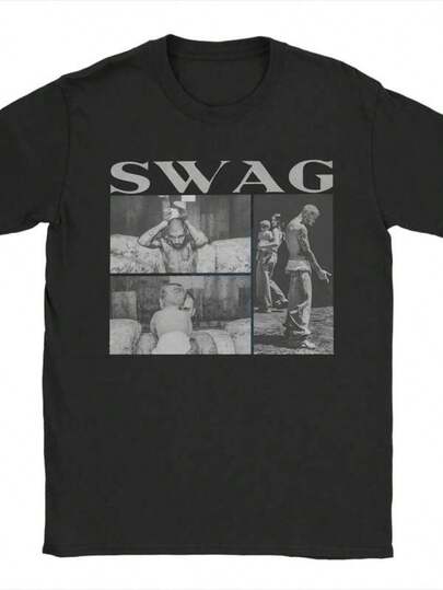2026 Men Clothes Bieber SWAG 2026 Justin Album Tee Shirt For Men Women New Arrival T Shirts 100% Cotton Clothes 100% Cotton Summer T-Shirt Round Neck Short Sleeve Streetwear Fashion Breathable Homme Soft Unisex