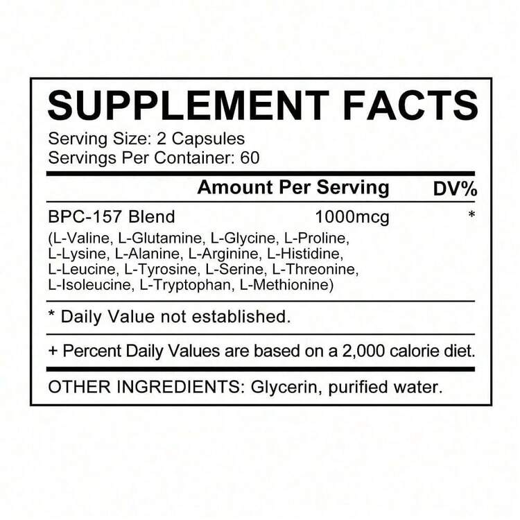 bpc 157 blend ingredients Bcuelov 15-In-1 BPC-157 Supplement - Contains Multiple Amino Acids, Premium Formula Subcategory:Anesthetics - Injectable Peptide Therapy in The Size:10 ml x 2