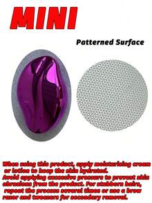 1个可重复使用的水晶腿部脱毛器，无痛去角质脱毛器，无痛物理水晶脱毛工具，易于清洁的脱毛工具，身体脱毛工具，水晶玻璃老茧刮刀手动脱毛去角质器，神奇腿部手臂背部脱毛器，必备美发沙龙美容沙龙旅行护发产品和配件（不可用于剃毛） - 多色 - 查看 23