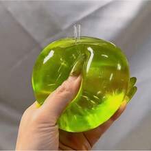 1pc Ocean Please Apple Soft Squeeze Pink Crystal Big Apple Stress Relief Slow Rebound Anxiety Relief Gift Office Relaxation Home Decor | Best Gift For Family And Friends [Due To Slight Color Difference During Photography] - Multicolor - View 4