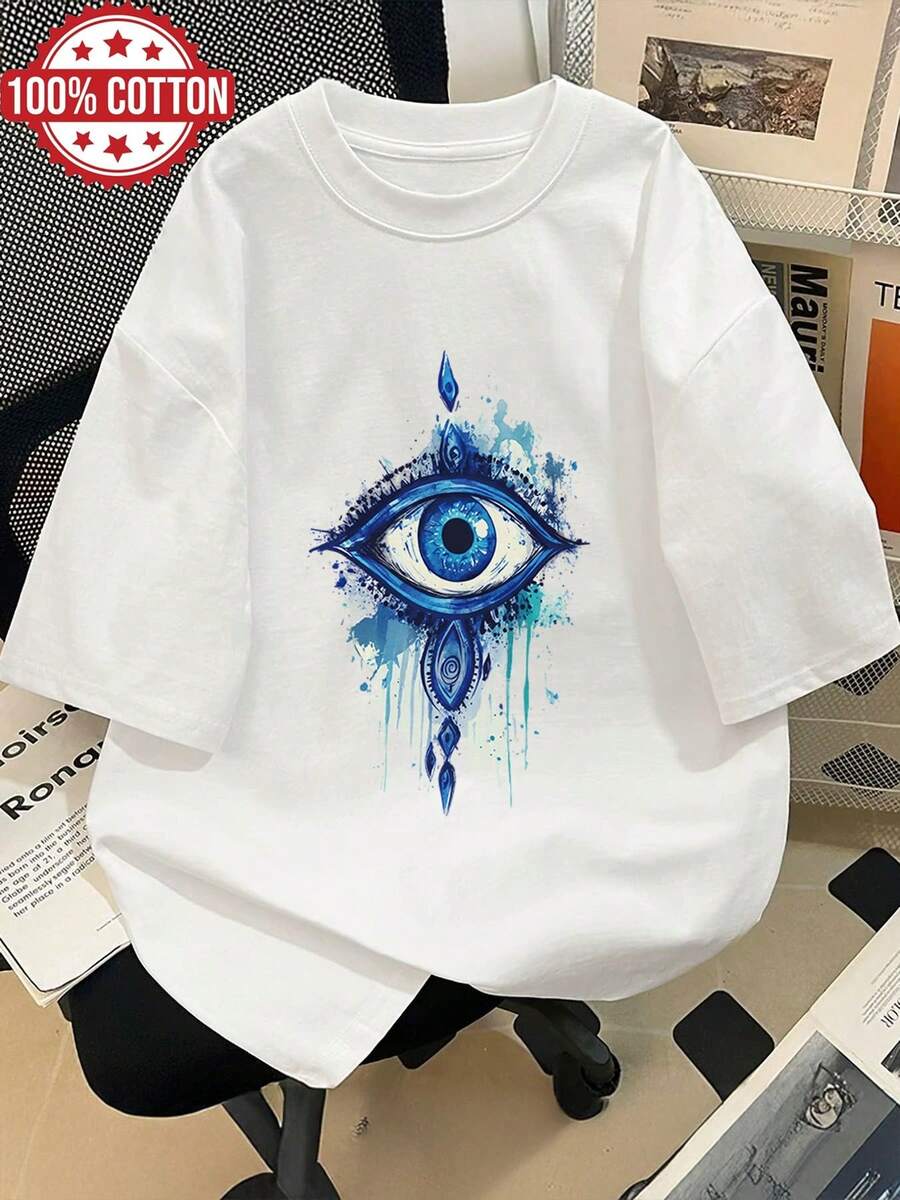 Women T-Shirts - [White] - View 1