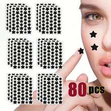 2000/400/200/40 Pcs Face Star Stickers, Suitable For Holiday Party Carnival Decorative Stickers, Five-Pointed Star Cute Design Stickers, Waterproof And Sweatproof Mini Stickers - Black - View 7
