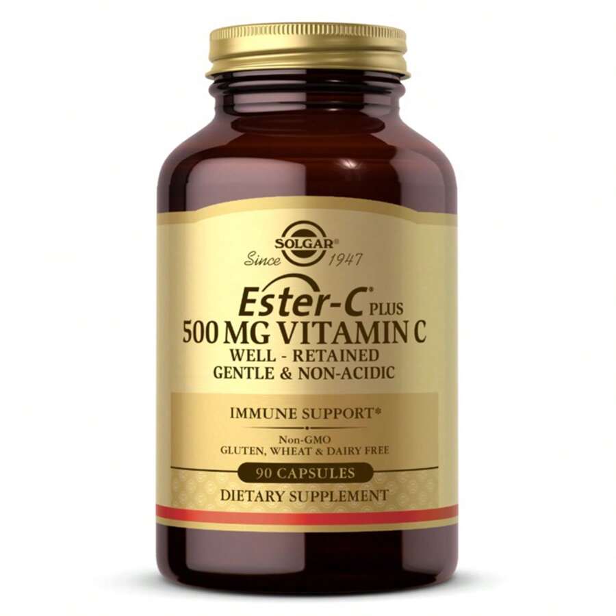 Solgar Ester-C Plus 1000 Mg Vitamin C With Citrus Bioflavonoids - 100 Capsules - Gentle & Non Acidic - 24-Hour Immune Support, Supports Upper Respiratory Health - Non-GMO, Gluten Free - 100 Servings - 100 count - 查看 1