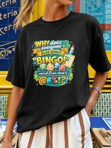 Women T-Shirts - Black - View 1