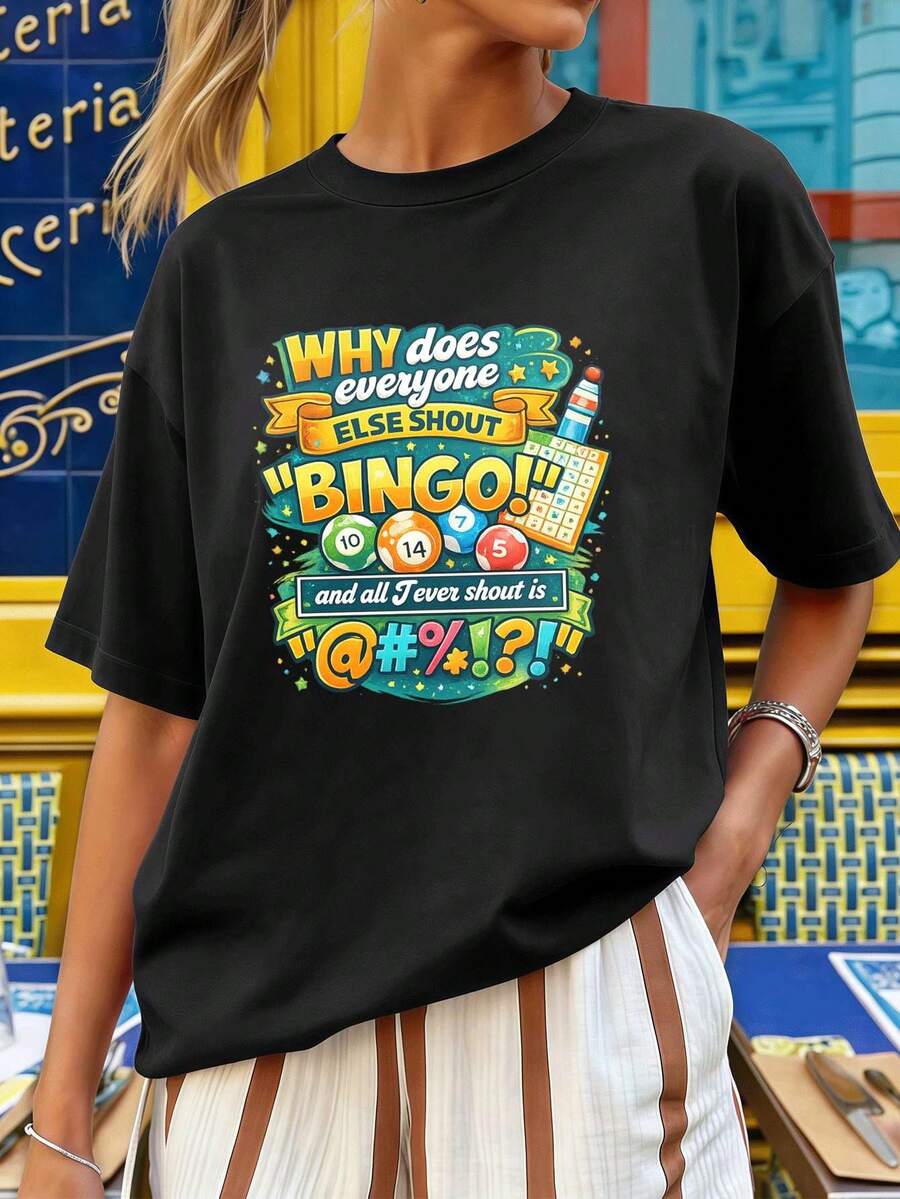 Women T-Shirts - Black - View 1