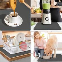 (Hot! ! ! ) White Wolf In 1pc Landscape, Protective Pad And Rubber Anti-Slip Heat-Resistant Cooker Cover Pad Are Suitable For Induction Cookers, Glass Cookers And Multifunctional Scratch-Resistant Pads, And Can Be Used As The Best Choice For Ovens, Washing Machines, Dryers And Kitchen Decoration. - Multicolor - View 11