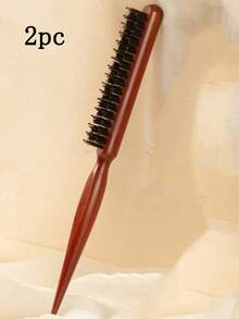 1/4支装三排尼龙刷毛锥形发刷，采用合成纤维和人造毛制成，适合头皮按摩和发型设计，是理想的日常美发工具。 - 彩色 - 查看 9