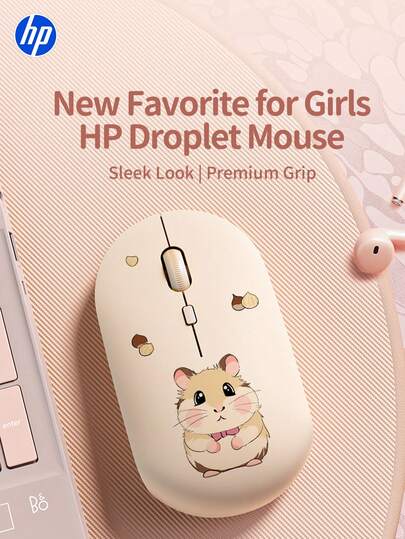 HP 惠普无线静音鼠标，快速发货，电脑鼠标，游戏鼠标 - 符合人体工程学的右手设计，可靠的 2.4GHz 连接 - 适用于台式机和笔记本电脑
