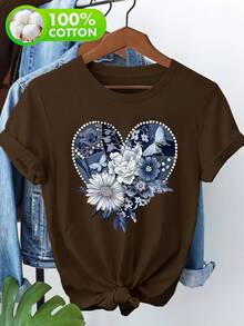 Women T-Shirts - [White] - View 7