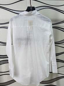 Linen Shirt And Shorts Set (2 Pieces) - Branco Elastico - View 2