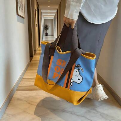  Ba lô du lịch Snoopy dành cho nam, nhẹ và phù hợp cho những chuyến đi ngắn ngày, đi làm, dung tích lớn đựng được laptop, lý tưởng cho du lịch, bãi biển, cắm trại ngoài trời, lựa chọn tuyệt vời cho sinh viên đại học và người đi bộ đường dài.