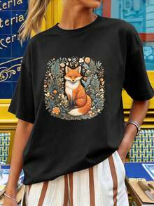 Women T-Shirts - Black - View 1