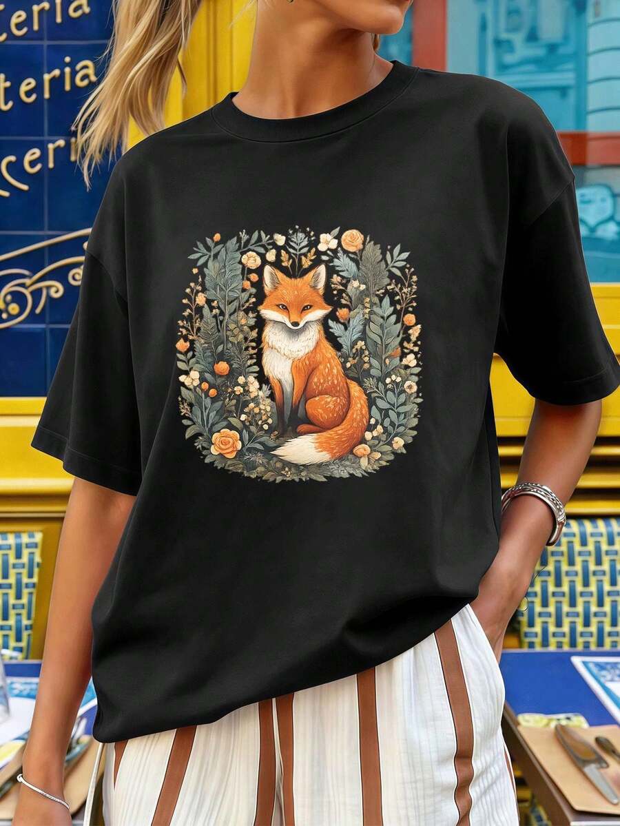 Women T-Shirts - Black - View 1