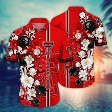 Texas Tech Red Raider  Flower Hawaii Shirt For Fans Style 36 - Nhiều màu - Xem 1