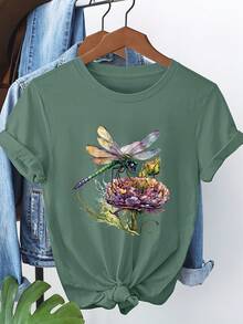Women T-Shirts - [White] - View 5