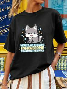 Women T-Shirts - Black - View 1