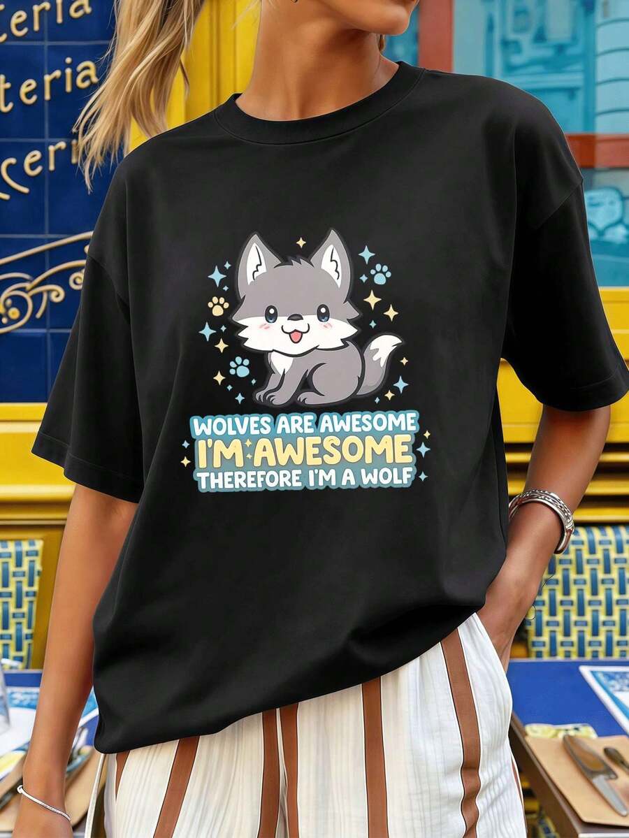 Women T-Shirts - Black - View 1