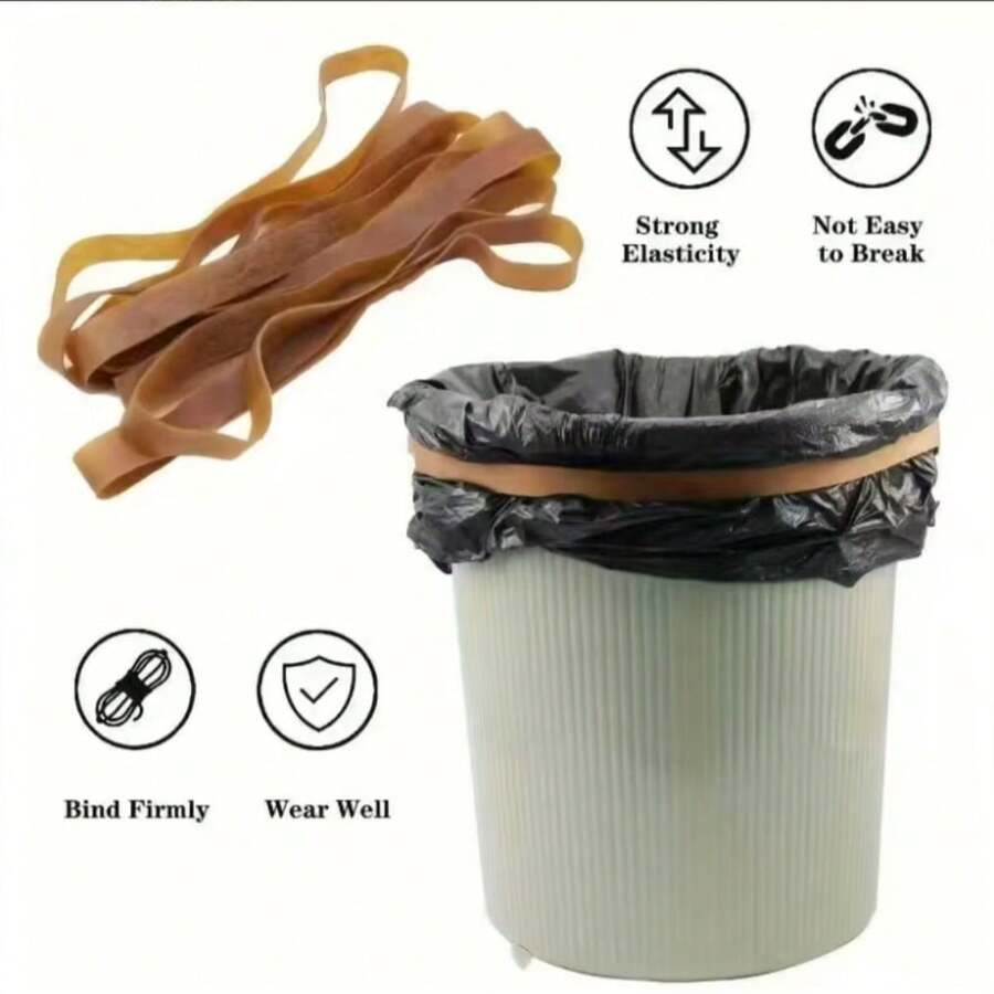 3pcs High Elastic Durable Extra Large Rubber Bands, Suitable For Home, Kitchen, Office, Workshop, Warehouse Heavy Duty File Elastic Bands (3 Size Options) - Round - View 1