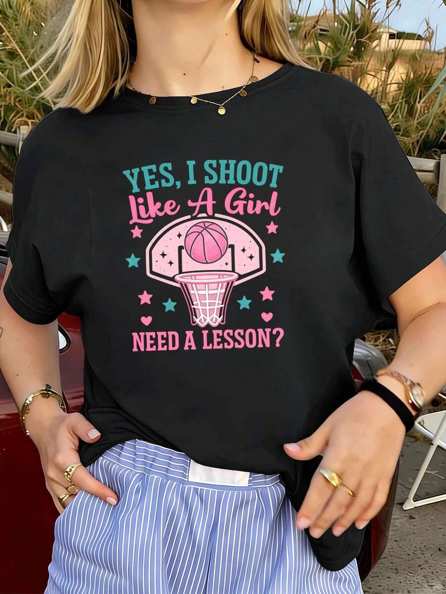 Women T-Shirts - Black - View 1