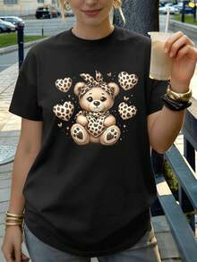 Women T-Shirts - Black - View 1