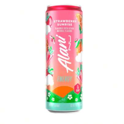  Alani Nu Strawberry Sunrise Energy Drink Fruity Flavor Low Calorie Refreshing Boost Beverage